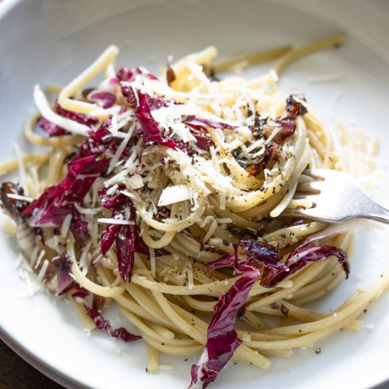 Linguine Pasta Radicchio