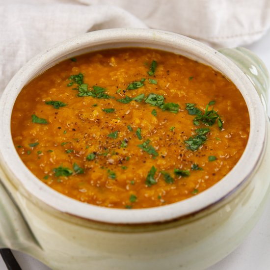 Pumpkin Lentil Soup