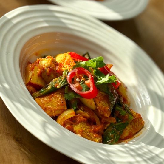 Air Fryer Chicken Curry