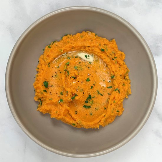 Savory Mashed Sweet Potatoes