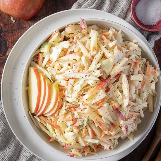 Easy Apple Coleslaw