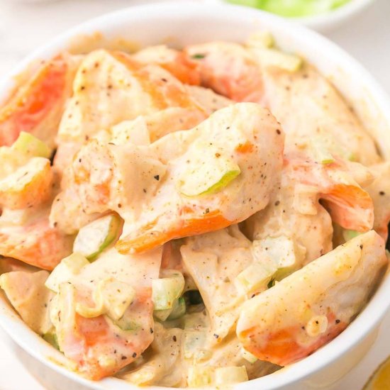 Easy Creamy Crab Salad