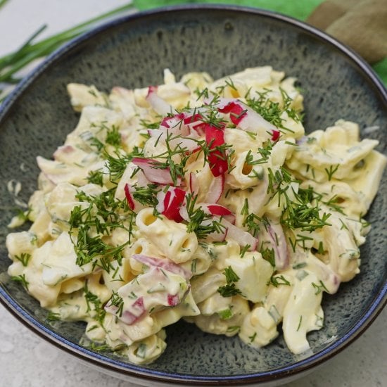Creamy Deviled Egg Pasta Salad