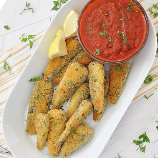 Crispy Sardines with Tomato Sauce