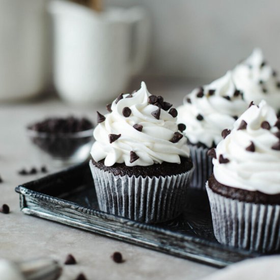 Chocolate Mayonnaise Cupcakes