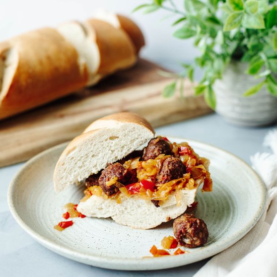 Crockpot Sausage and Peppers
