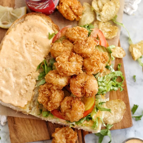 Cajun Shrimp Po’Boy