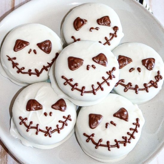 Halloween Jack Skellington Cookies