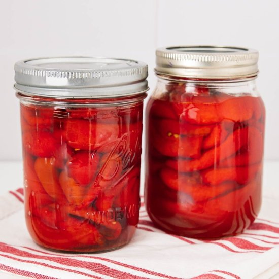 Canning Roasted Peppers
