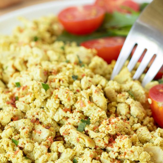 High-Protein Tofu Scramble
