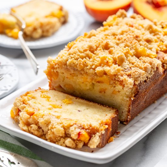 Peach Cobbler Pound Cake