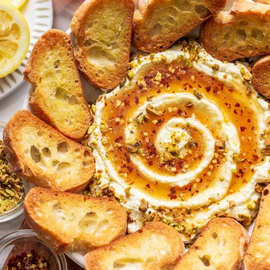 Whipped Feta and Honey