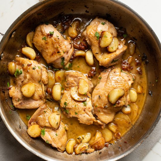 40 Garlic Clove Chicken