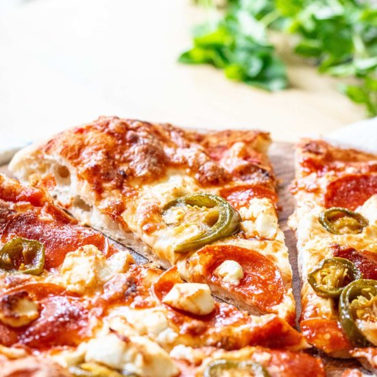 Hot Honey Pepperoni Pizza