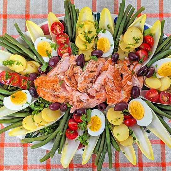 Salmon Nicoise Salad