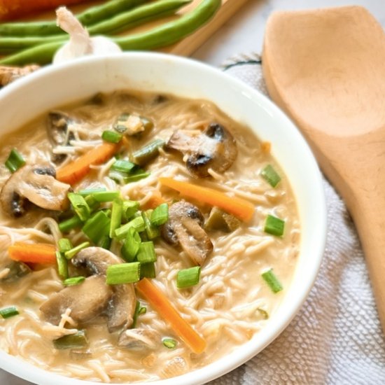 Easy Vegetable Noodle Soup Recipe