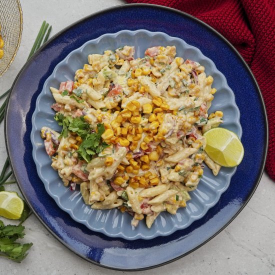 Elote Pasta Salad in 20 Minutes
