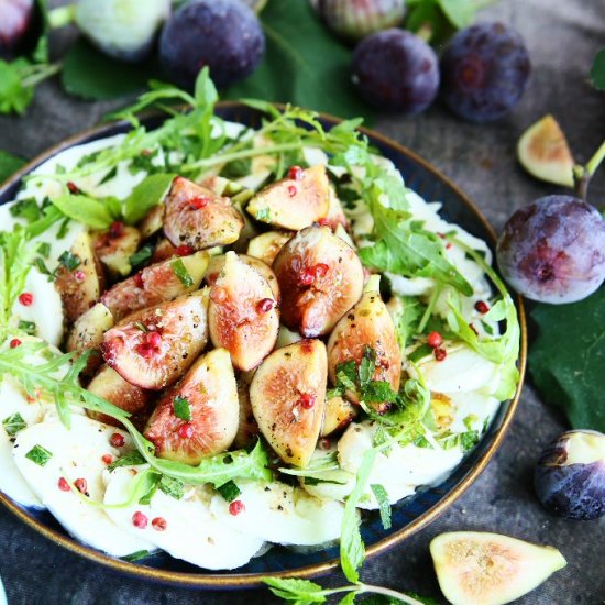Marinated Fig and Mozzarella Salad