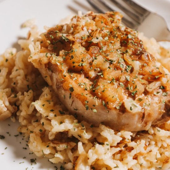 Pork Chop and Rice Casserole