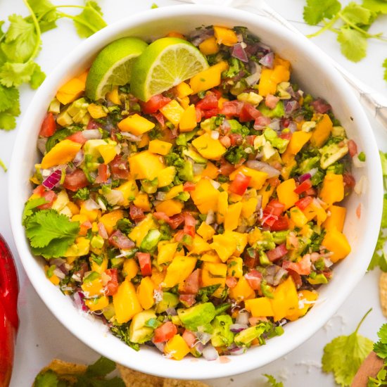 Fresh Mango Avocado Salsa