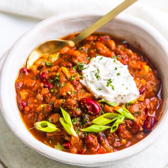 One-Pot Easy Vegan Chili