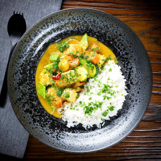 Balinese Vegetable and Tofu Curry