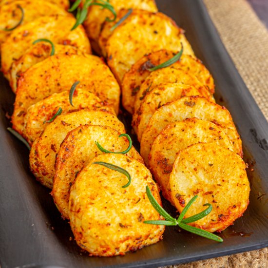 Air Fryer Sliced Potatoes