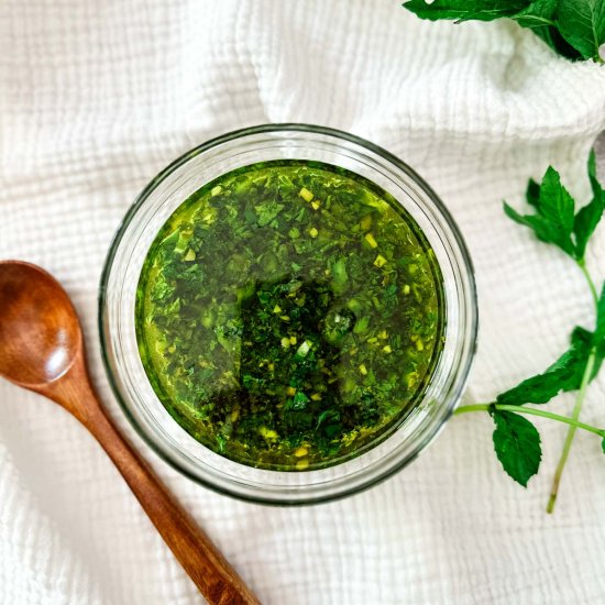 Mint Jalapeno Chimichurri