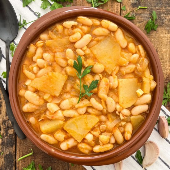 Poor Man’s Beans and Potatoes