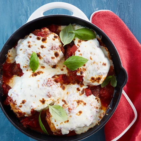 Cast Iron Chicken Parmesan