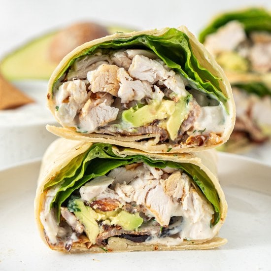 Chicken Bacon Ranch Wraps