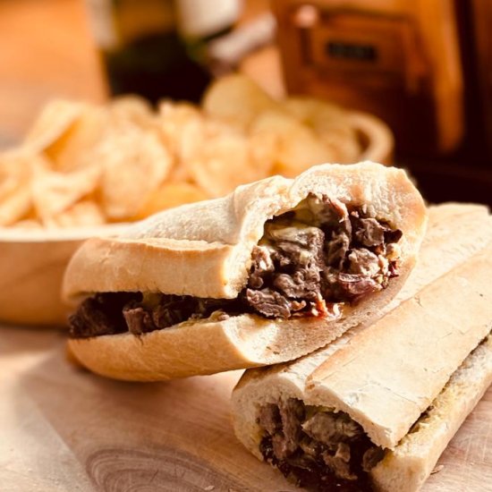 Air Fryer Steak Sandwich