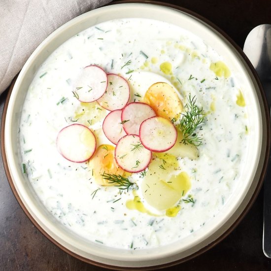 Polish Cold Cucumber Soup