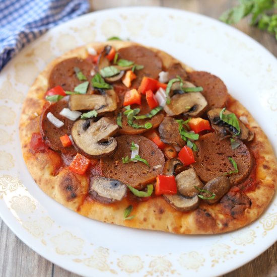 Supreme Naan Flatbread Pizza