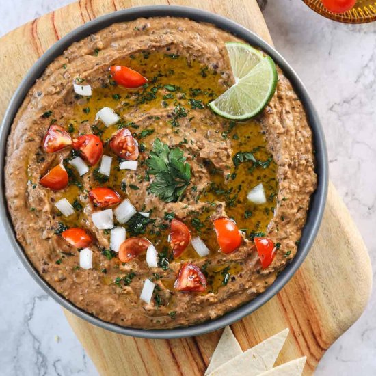 Mexican-Style Black Bean Hummus