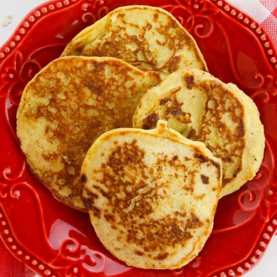 Cottage Cheese Oat Pancakes