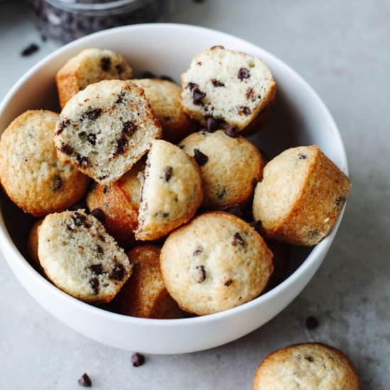 Mini Chocolate Chip Muffins