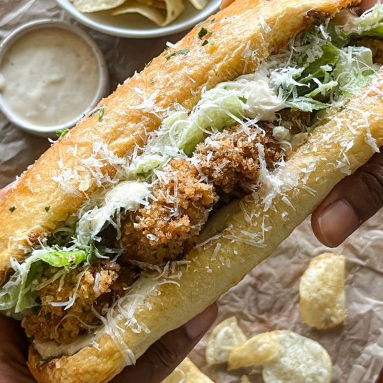 Crispy Chicken Caesar Sandwich
