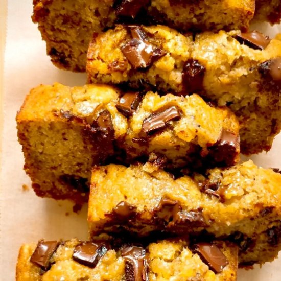 Chocolate Chunk Banana Bread Recipe