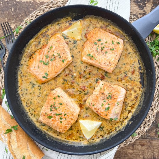 Creamy Marry Me Salmon