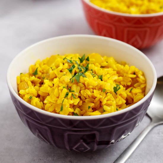 Mediterranean Yellow Rice