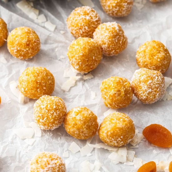 Coconut Apricot Balls