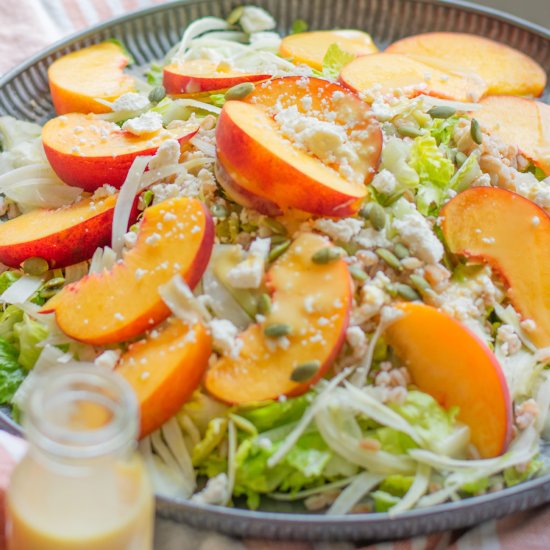 Peach Fennel Summer Salad
