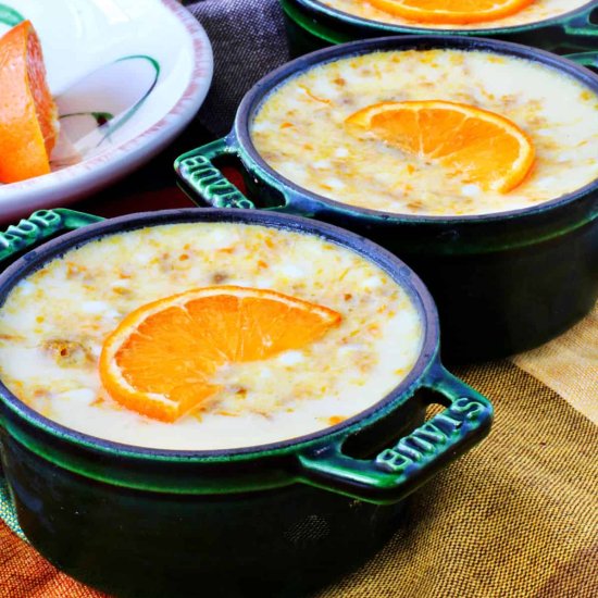 Fresh Orange Crème Caramel