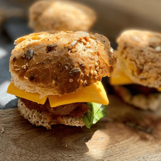 Air Fryer Mini Burgers