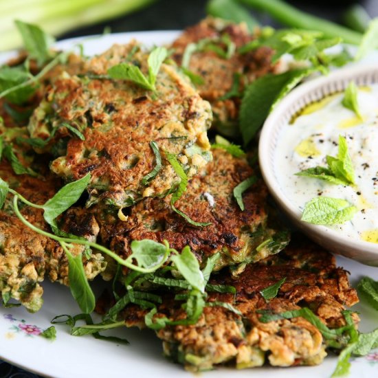 Öcce – Turkish Herby Fritters