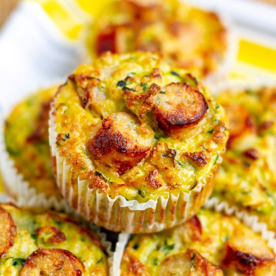 Sausage Muffins With Zucchini