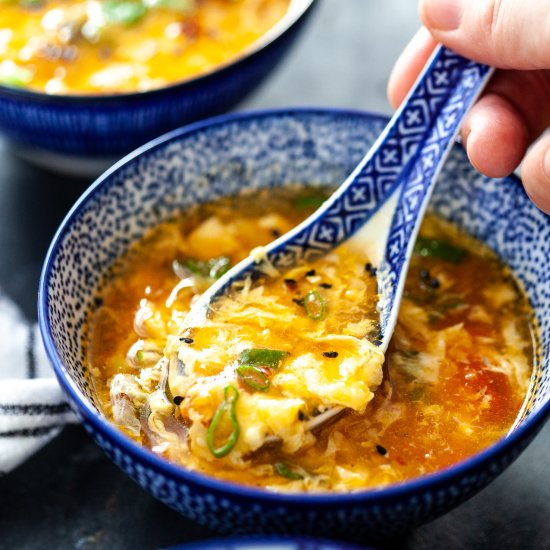 Tomato Egg Drop Soup