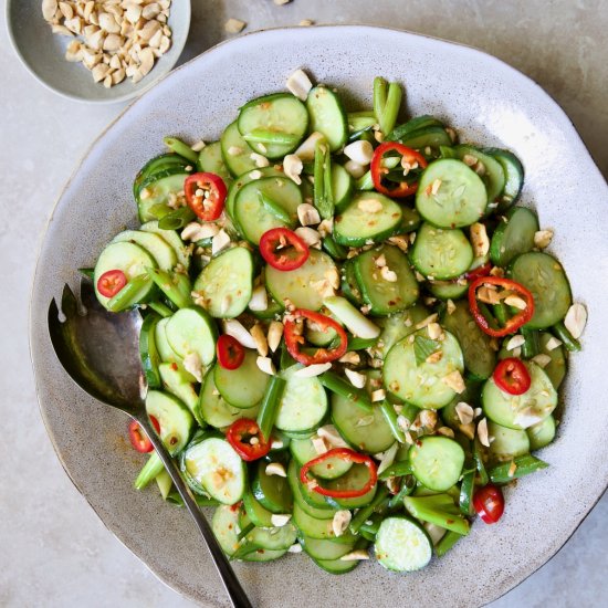 Spicy Asian Cucumber Salad