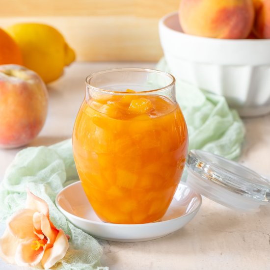 How to Make Peach Sauce